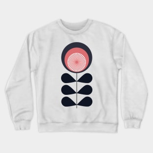 Mid century retro flower Crewneck Sweatshirt